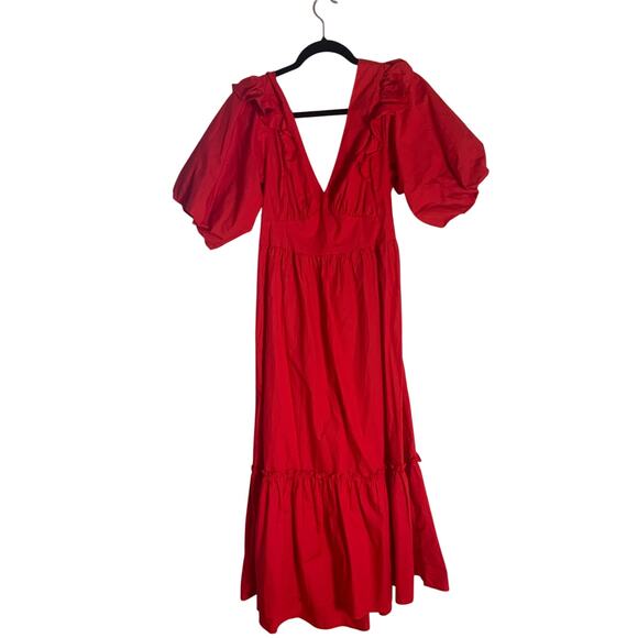 SugarLips red tie back dress size large - Picture 1 of 4
